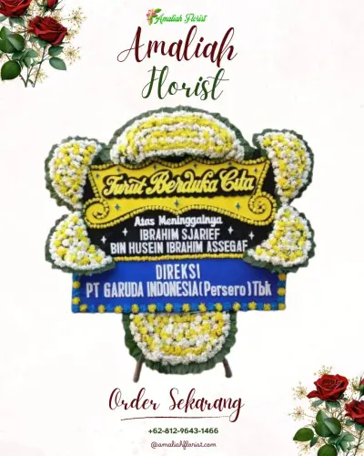 Papan Bunga Duka di Solokpandan