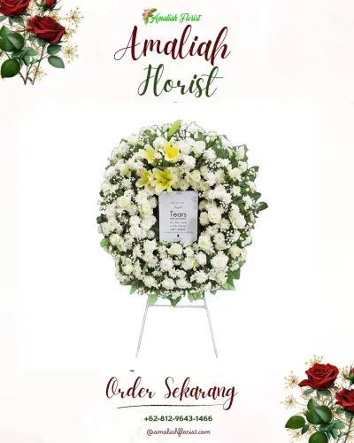 Krans Bunga Duka Cita di Solokpandan